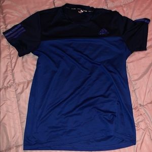 Black and Blue Adidas Athletic T-Shirt